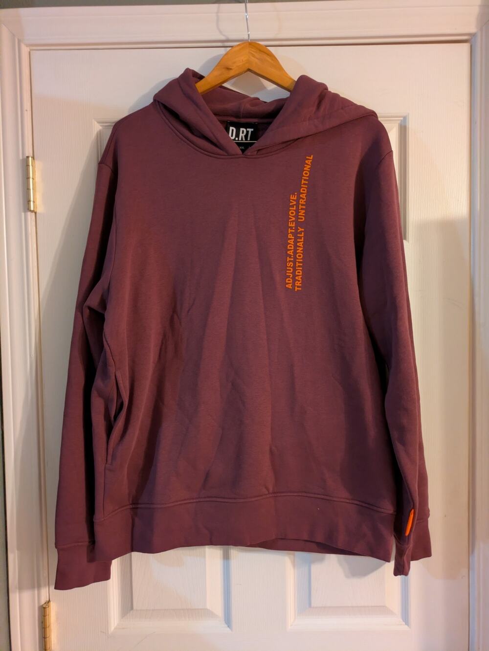 D.RT Ultradicional Hoodie Burgundy 8 Size XXL NWT